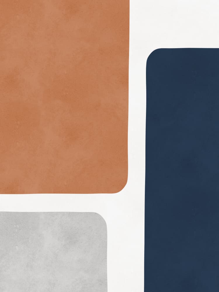 Modern Abstract Shapes by Vitor Costa — canvas wall art
