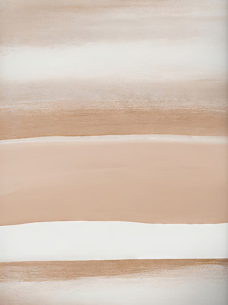 Neutral Abstract Bands by Alpenglow Workshop — canvas wall art