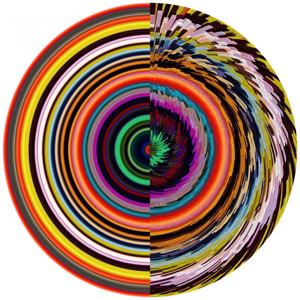 Vibrant Swirling Colors by PASLIER Morgan — canvas wall art