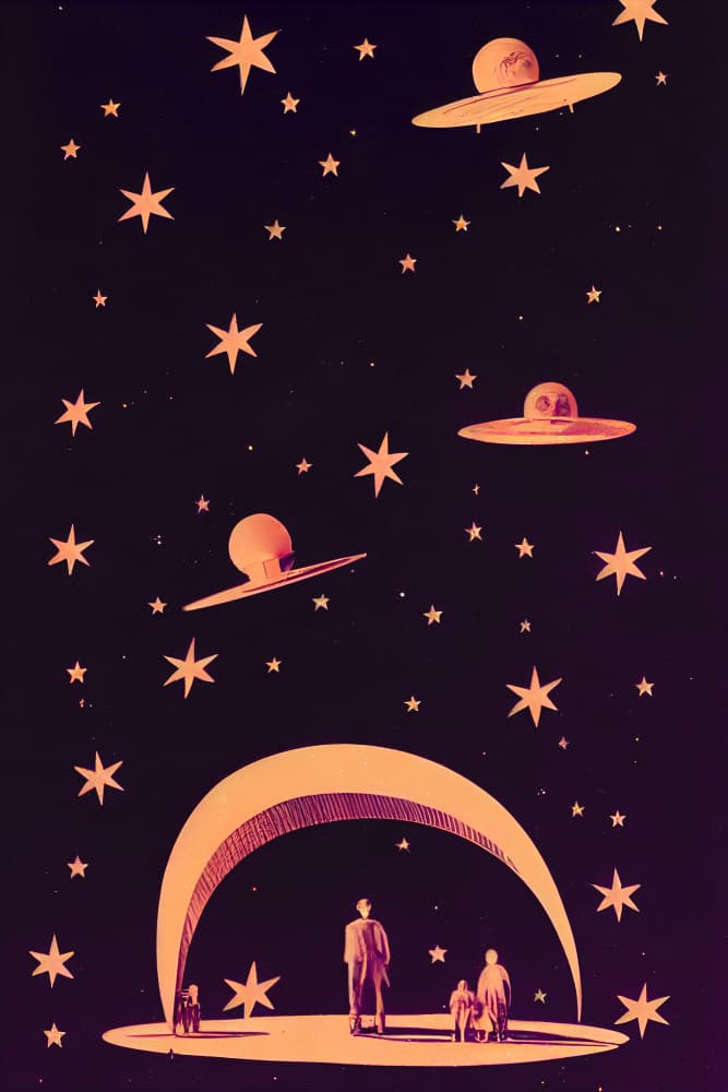 Galactic Dreamscape by Treechild — canvas wall art