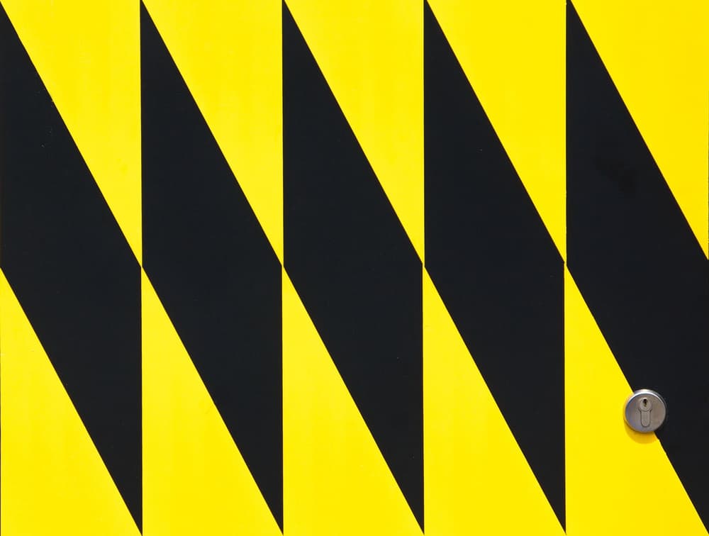 Bold Geometric Stripes by Hans Peter Rank — canvas wall art