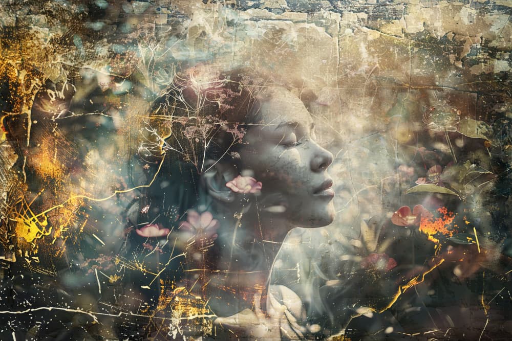 Ethereal Nature Woman by Rafal Kulik — canvas wall art