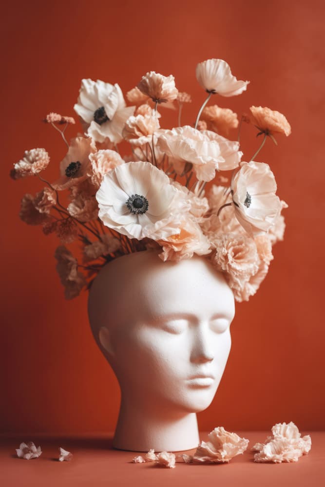 Floral Contemplation by Treechild — canvas wall art