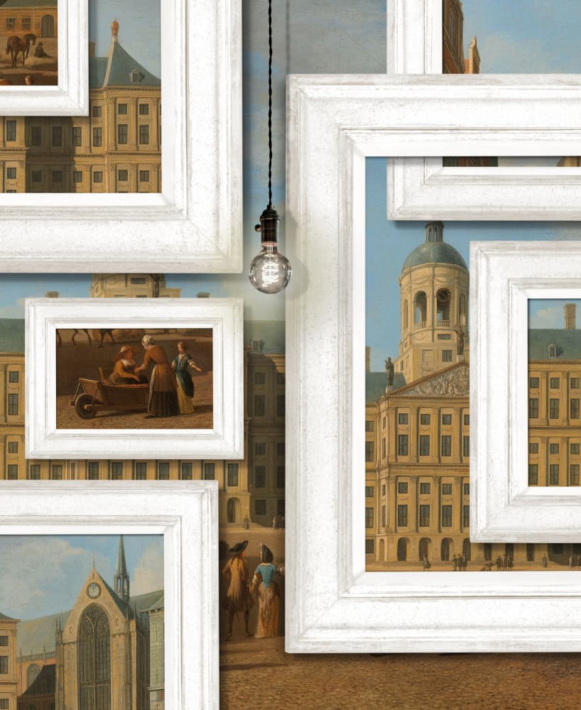 Framed City Views by Marja van den Hurk — canvas wall art