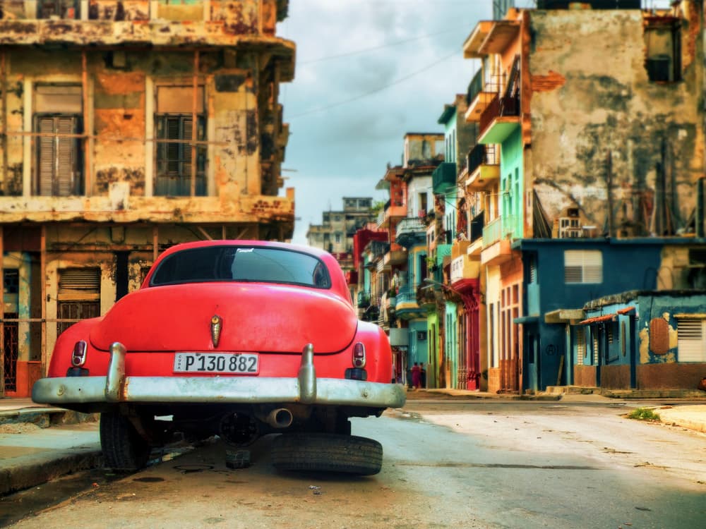 Havana Classic Car Street by Svetlin Yosifov — canvas wall art