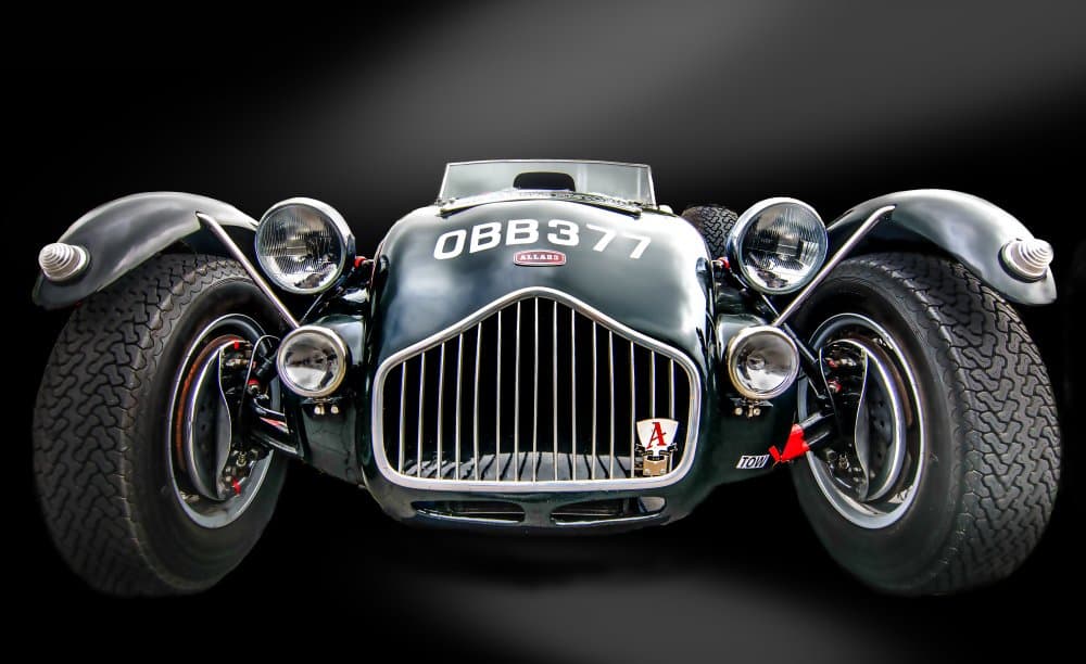 Elegant Vintage Race Car by Stephan Rückert — canvas wall art