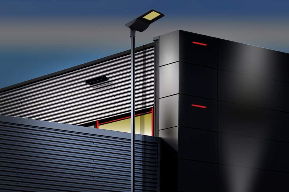 Modern Night Architecture by Anita Martin AnnaPileaFotografie — canvas wall art
