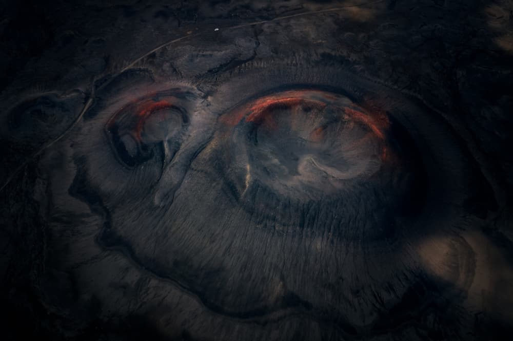 Fiery Volcanic Eyes by Chao Feng 天馬 — canvas wall art
