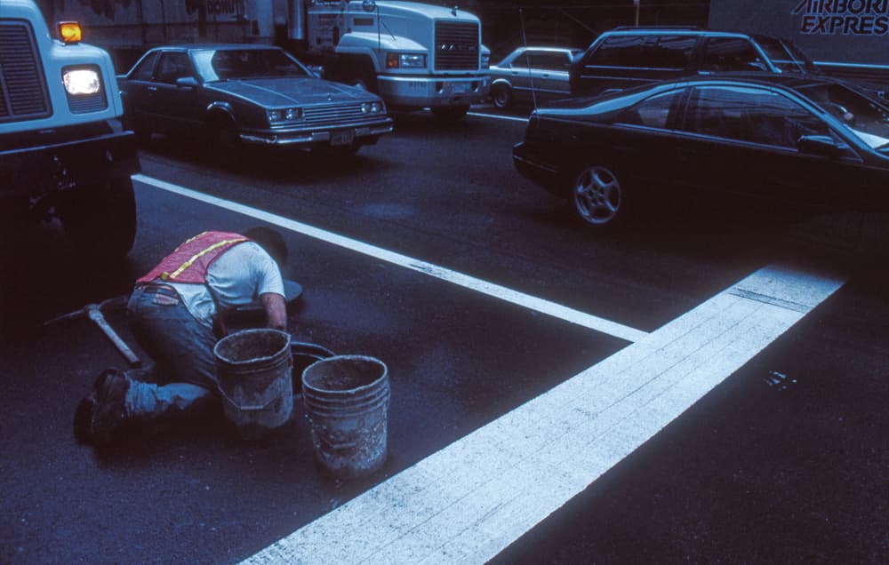 Urban Road Work by Dieter Matthes — canvas wall art