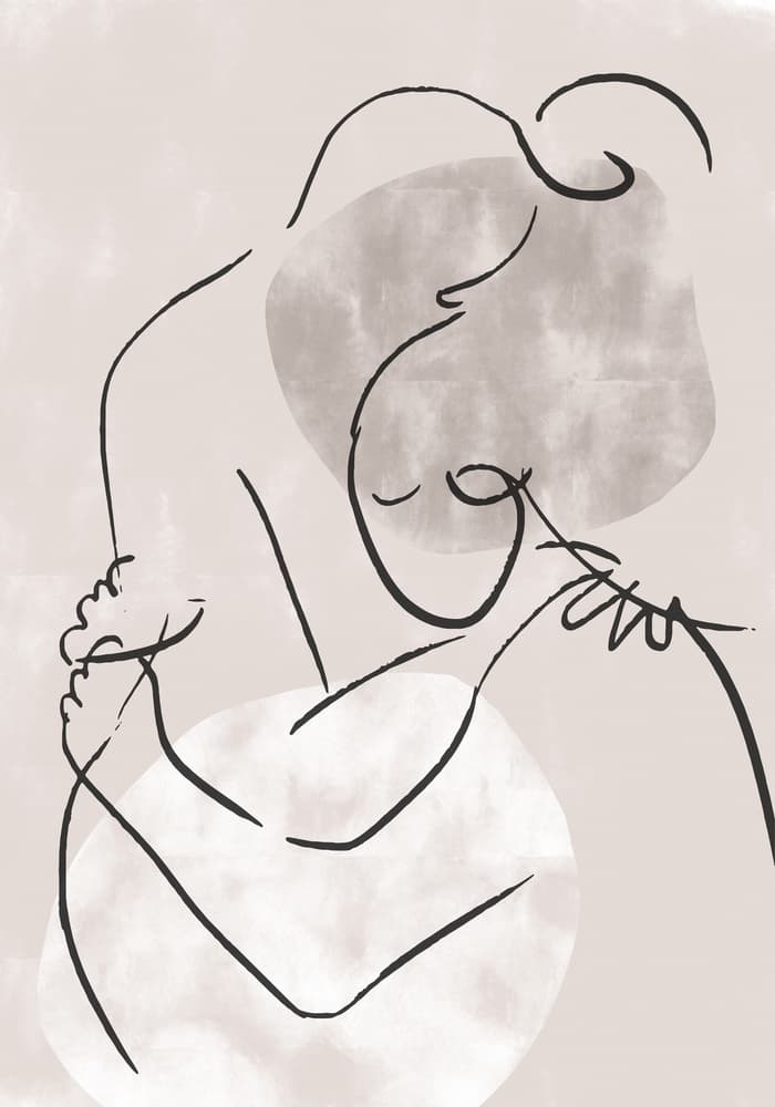 Mother Child Embrace by Pictufy Studio II — canvas wall art