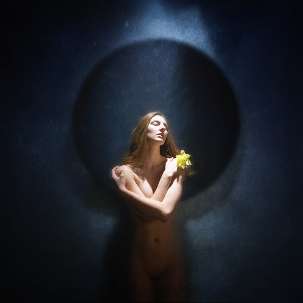 Black sun by Yaroslav Vasiliev-Apostol — canvas wall art