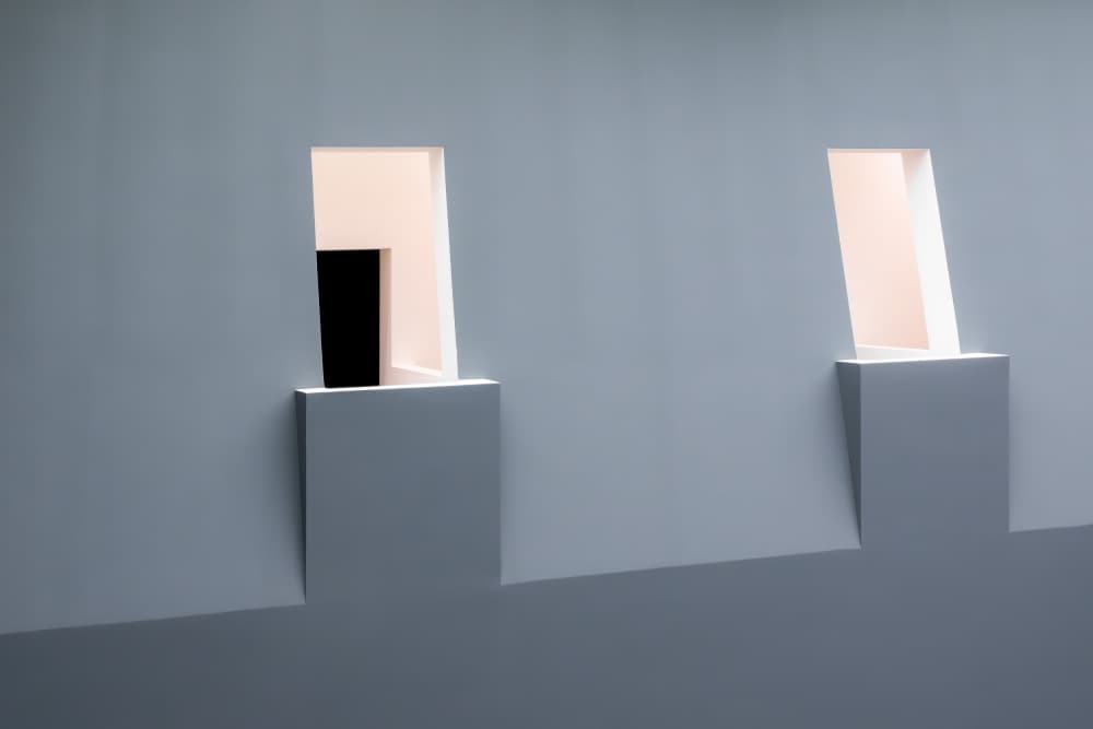 Minimal Light Forms by Markus Auerbach — canvas wall art