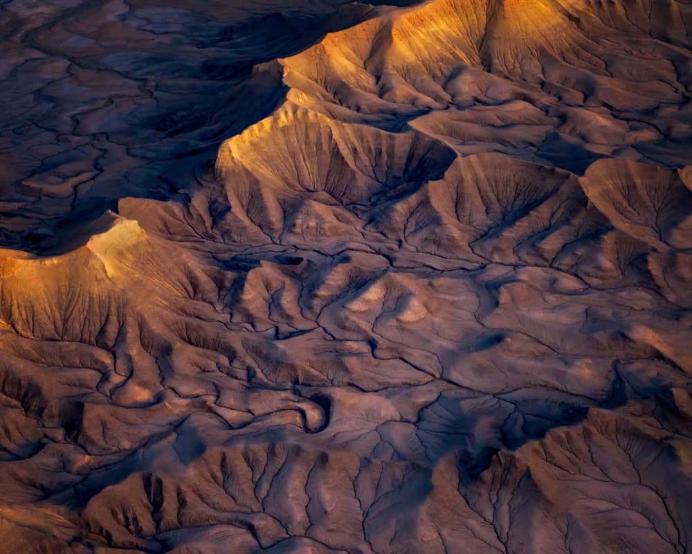 Golden Hour Canyons by Benton Murphy — canvas wall art