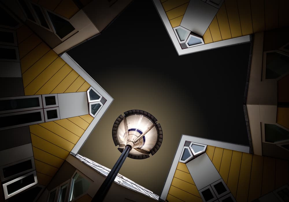 Striking Urban Geometry by Jörg Vollrath — canvas wall art