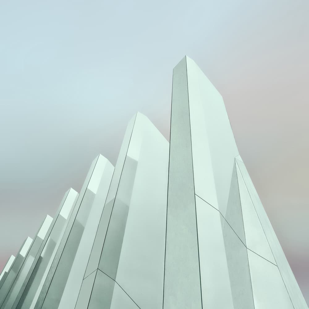Sleek Modern Architecture by Gilbert Claes — canvas wall art