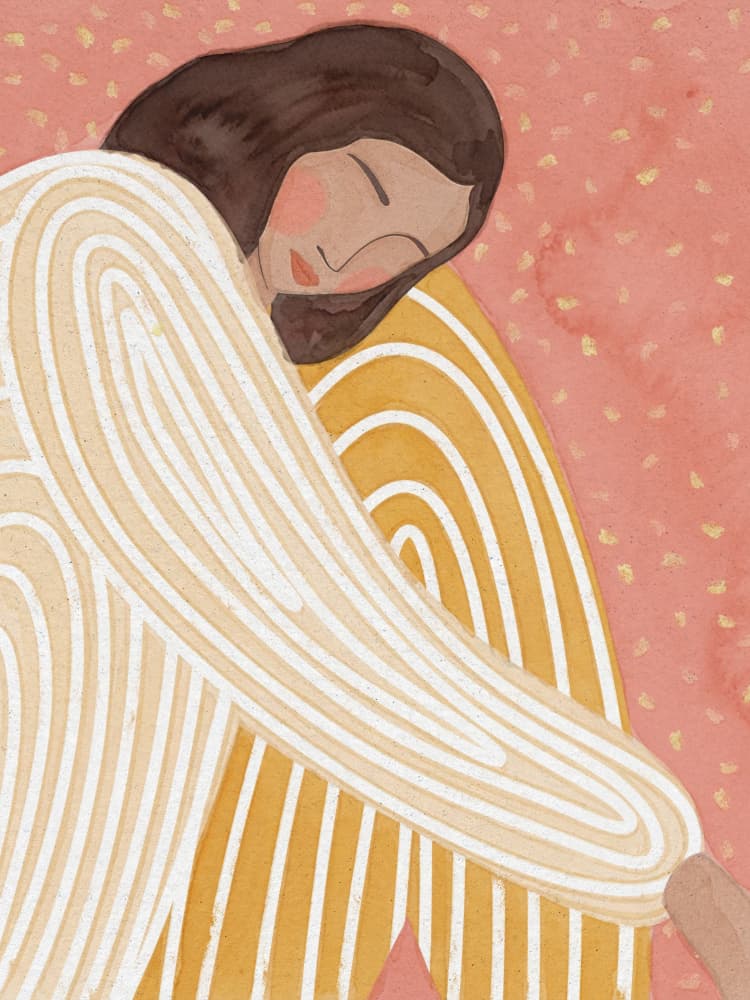 Cozy Embrace by Essa Van Reis — canvas wall art