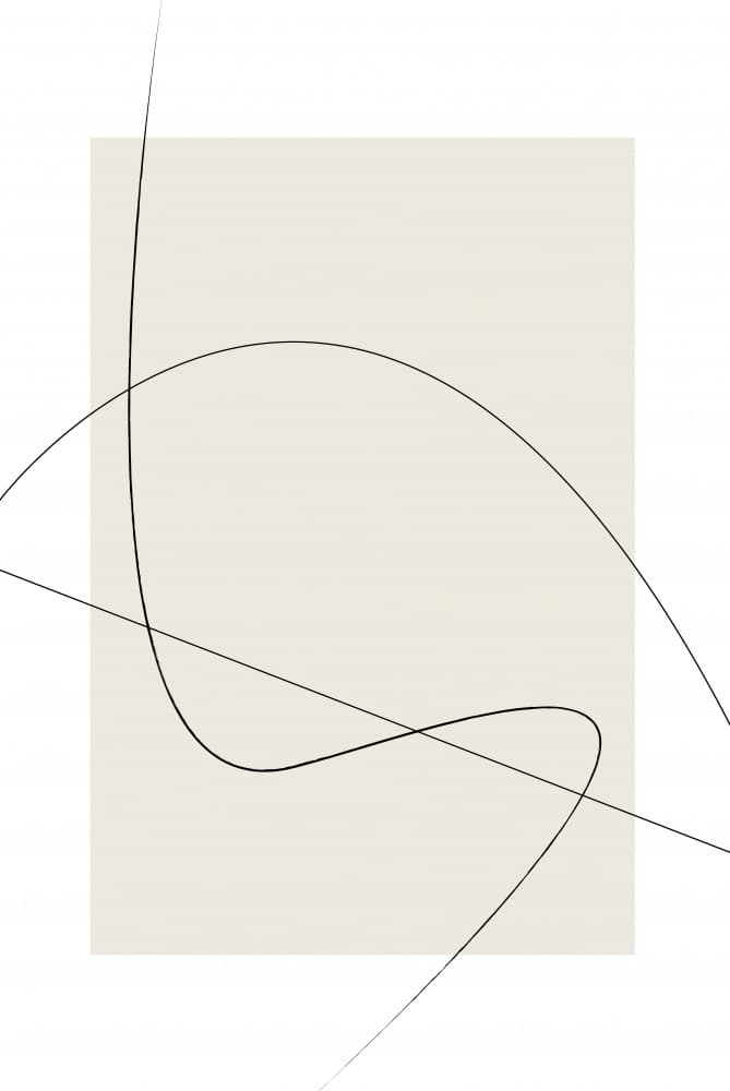 Abstract Flowing Lines by Oju Design — canvas wall art