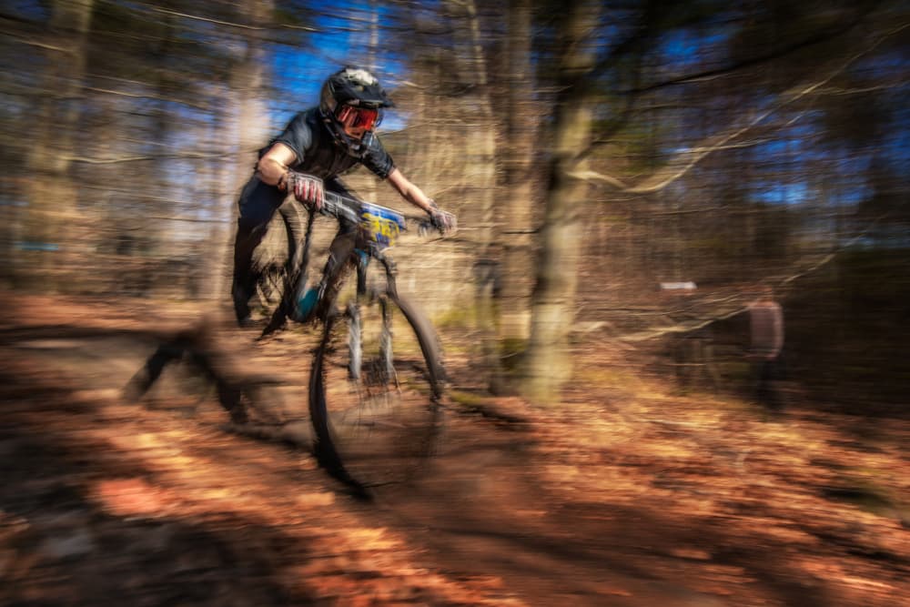 Speeding Forest Trail by Benny Pettersson — canvas wall art