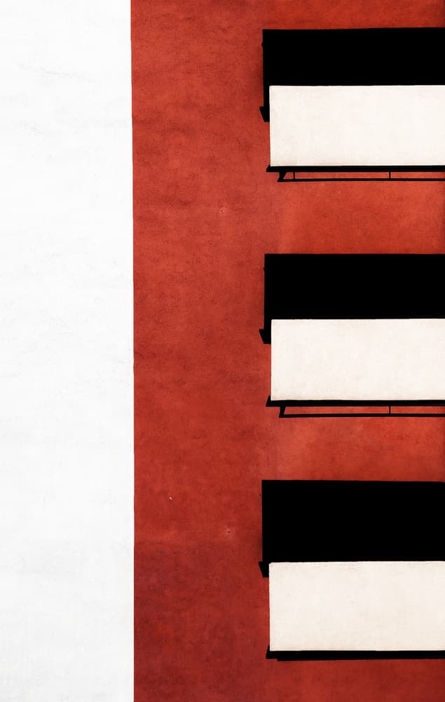 Architectural Color Block by Anna Niemiec — canvas wall art