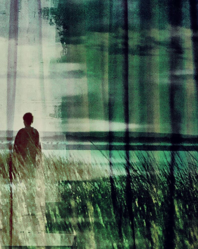 Lone Figure by Sea by Dalibor Davidovic — canvas wall art