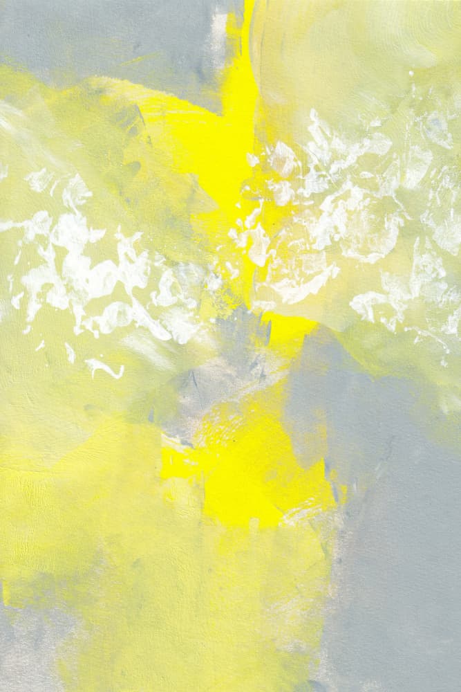 Abstract Yellow Energy by Simona Gocan — canvas wall art