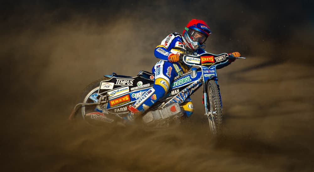 Speedway Dust Action by Wojciech Łączkowski — canvas wall art