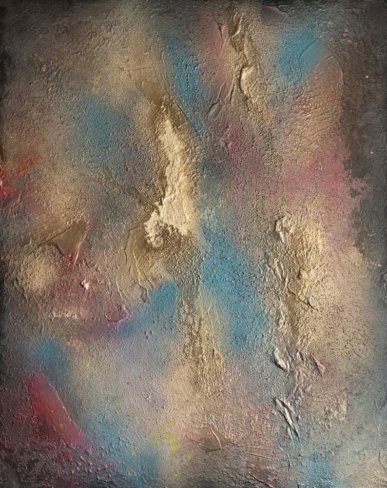 Textured Cosmic Dream by Anete Purina-Purite — canvas wall art
