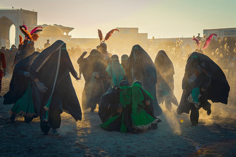 Sacred Dust Dance by Ali Asghar Alimoradi — canvas wall art