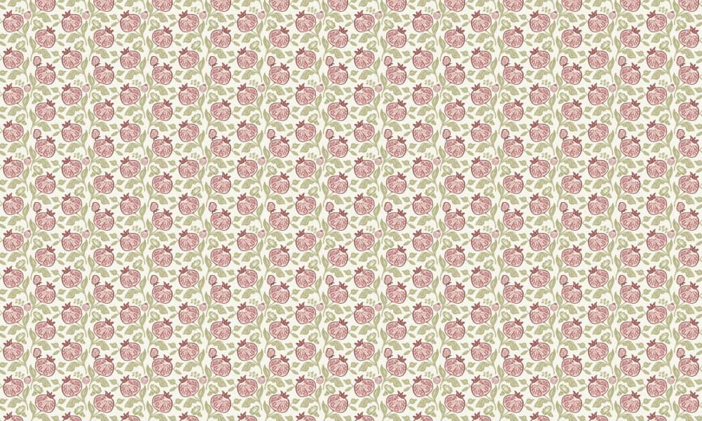 Pomegranates Pattern by Anis Illustration — canvas wall art