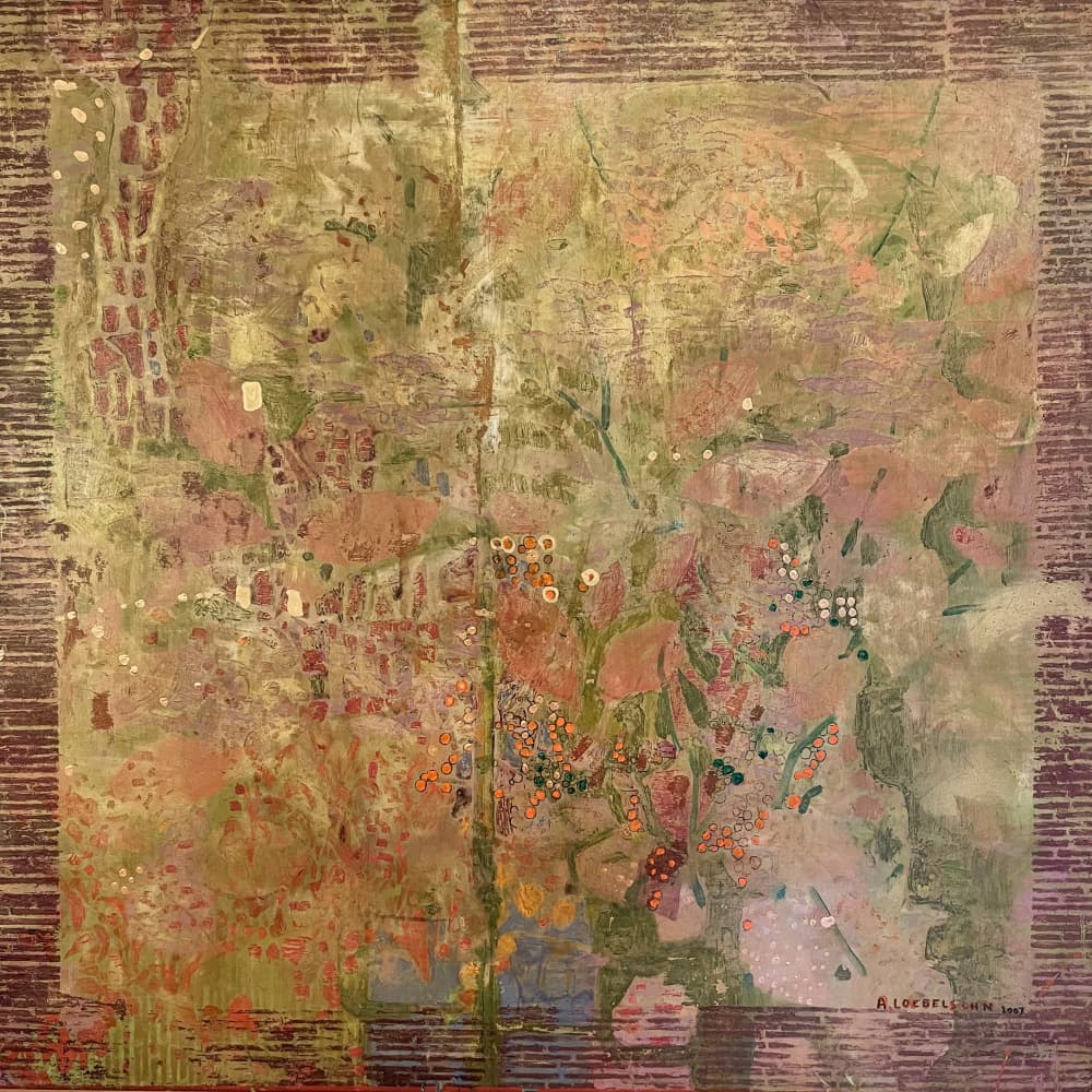 Abstract Garden Textures by Alise Loebelsohn — canvas wall art