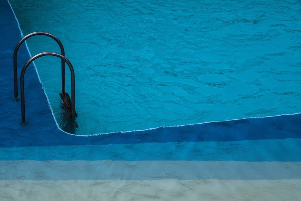 Rippling Blue Pool by Rolf Endermann — canvas wall art