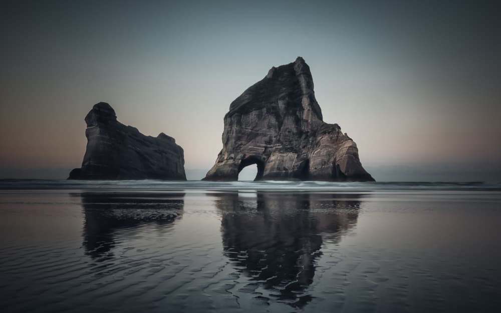Majestic Sea Stacks by YANGYING — canvas wall art