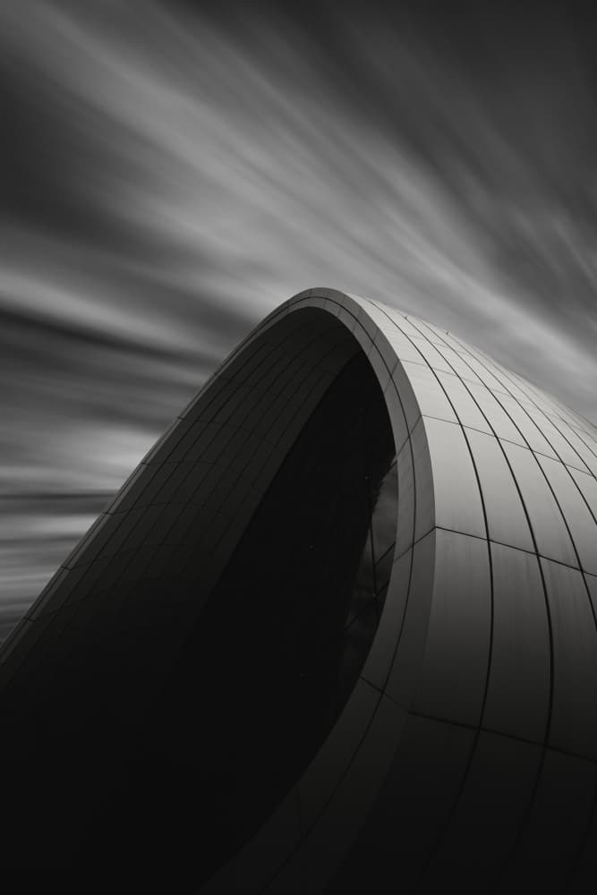 Dynamic Architectural Curve by Jorge Grande Sanz — canvas wall art