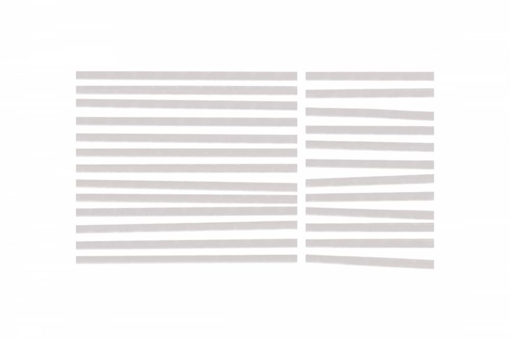 Gray Lines Symphony by uplusmestudio — canvas wall art