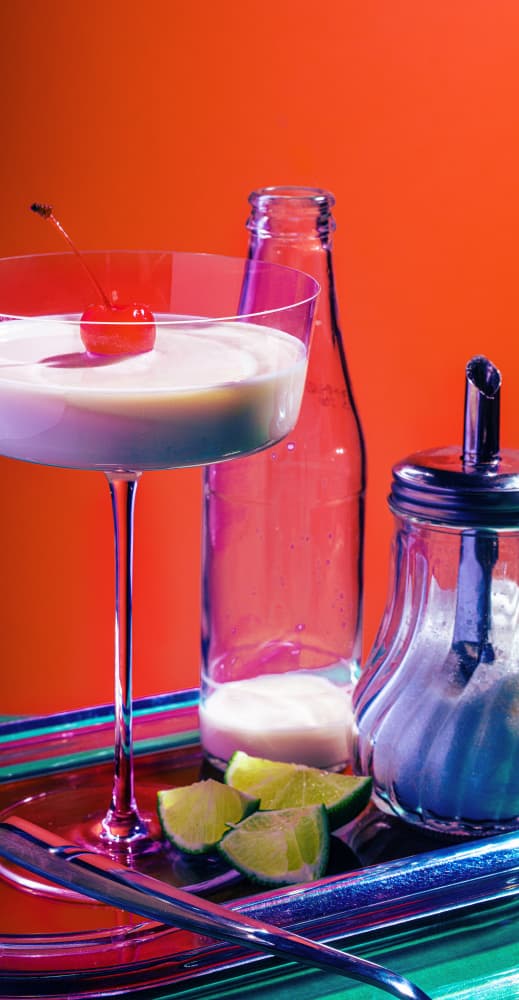 Vibrant Creamy Cocktail by Julia Ramiro — canvas wall art