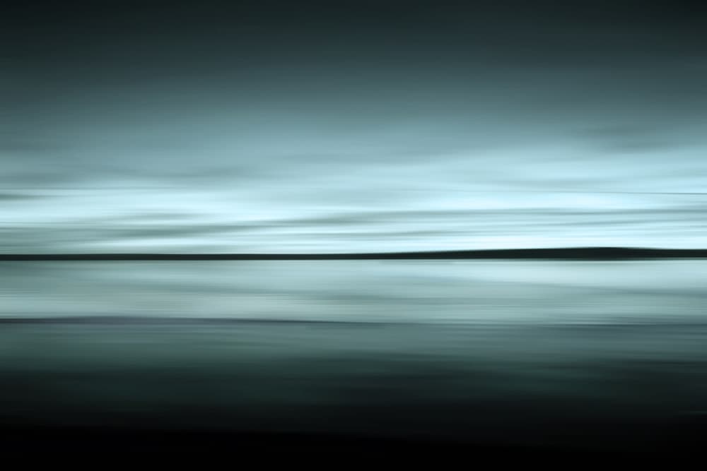 Serene Ocean Horizon by Lena Weisbek — canvas wall art