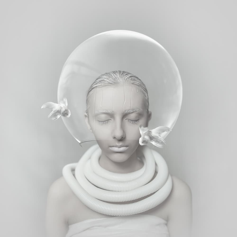 Serene Underwater Dream by hardibudi — canvas wall art