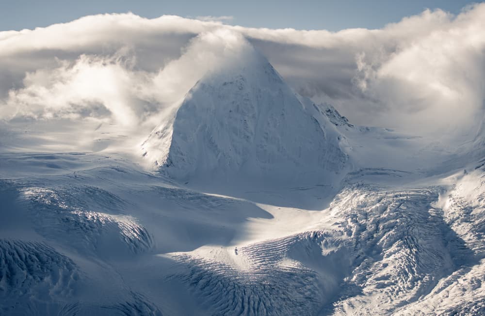 Snowy Mountain Glacier by WangPeng — canvas wall art