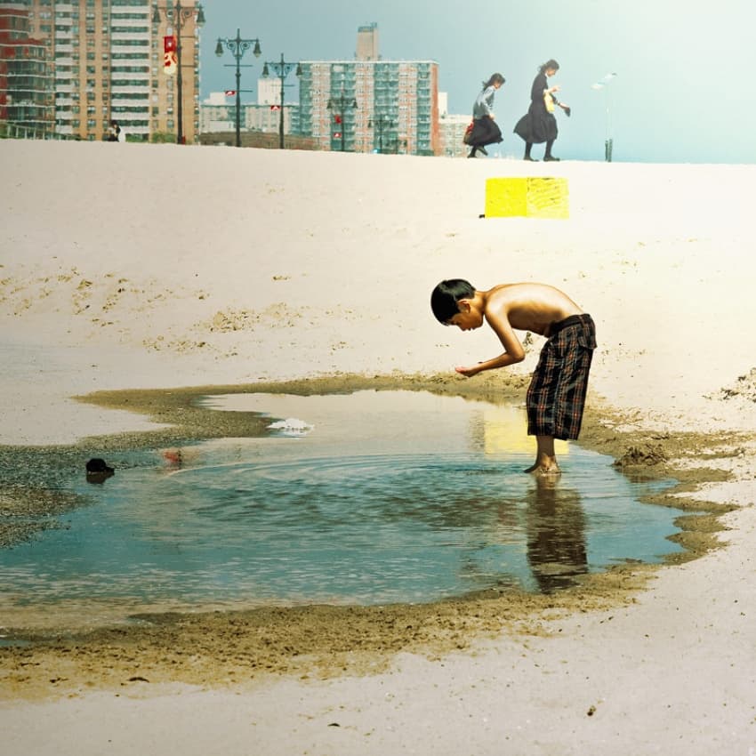 Urban Beach Discovery by ambra — canvas wall art