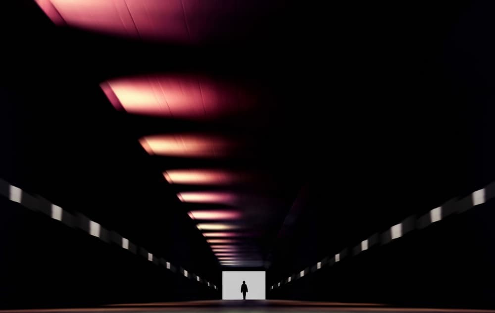 Light At Tunnel's End by Samanta Krivec — canvas wall art
