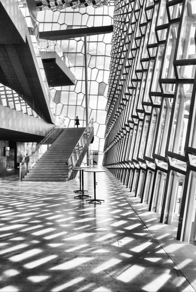 Architectural Light Patterns by Andreas Klesse — canvas wall art