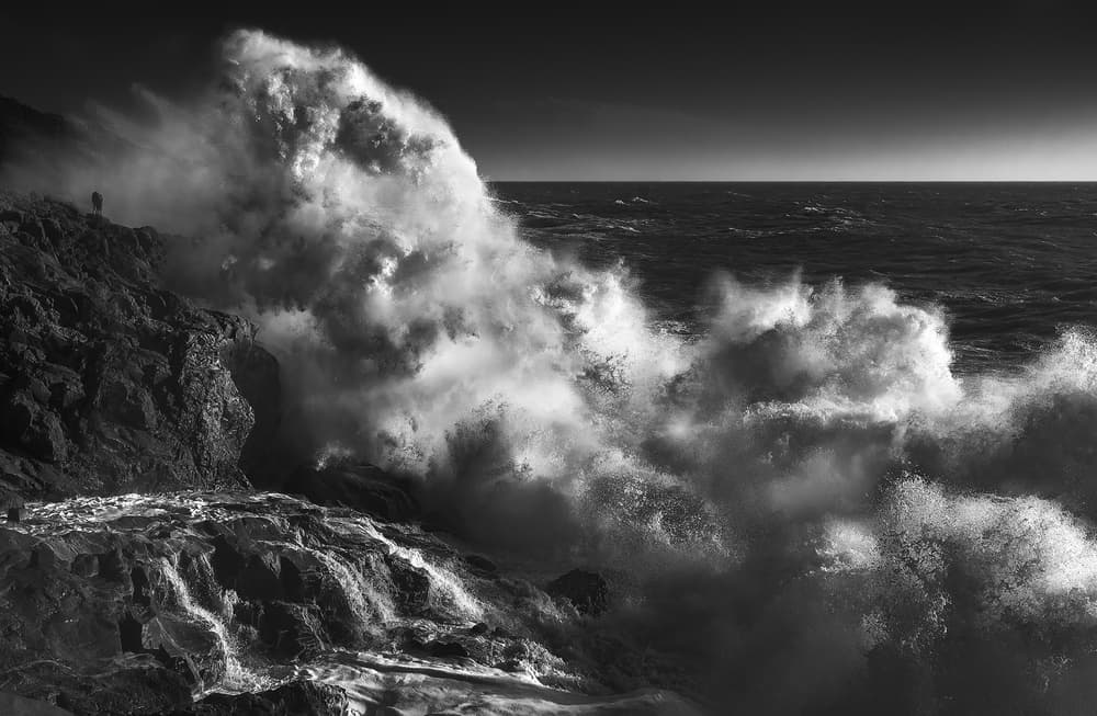 Immense Ocean Waves by Paolo Lazzarotti — canvas wall art