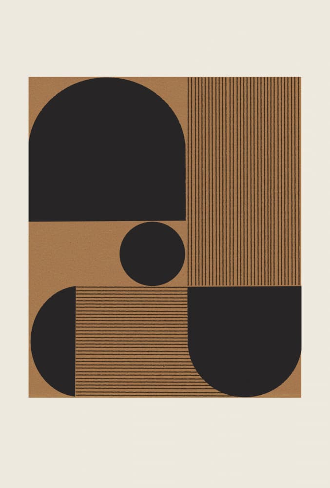 Geometric Harmony by THE MIUUS STUDIO — canvas wall art