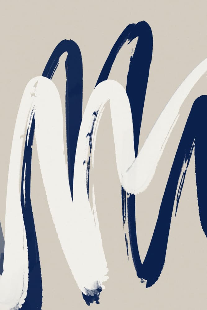 Midnight Waves by Treechild — canvas wall art
