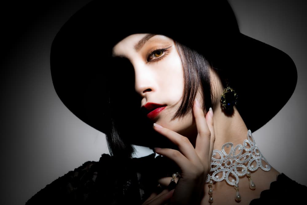 Mysterious Woman in Hat by Masatoshi Washimi — canvas wall art