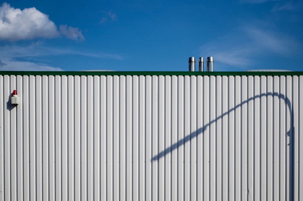Urban Wall Sky Shadow by Arne Margenfeld — canvas wall art