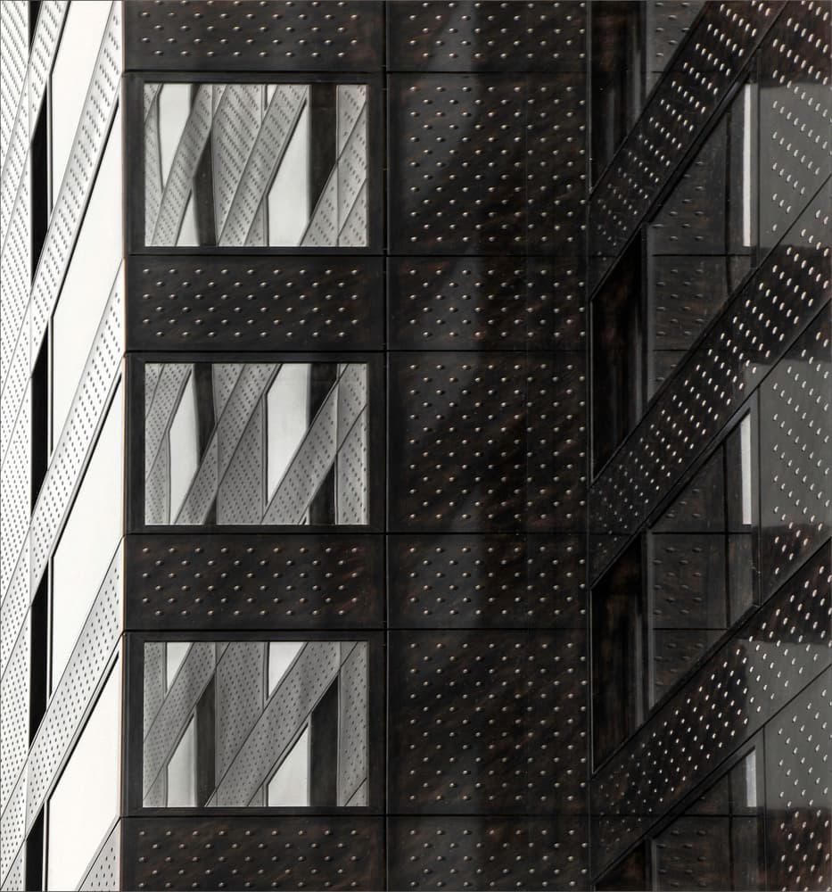 Modern Metal Facade by Gilbert Claes — canvas wall art