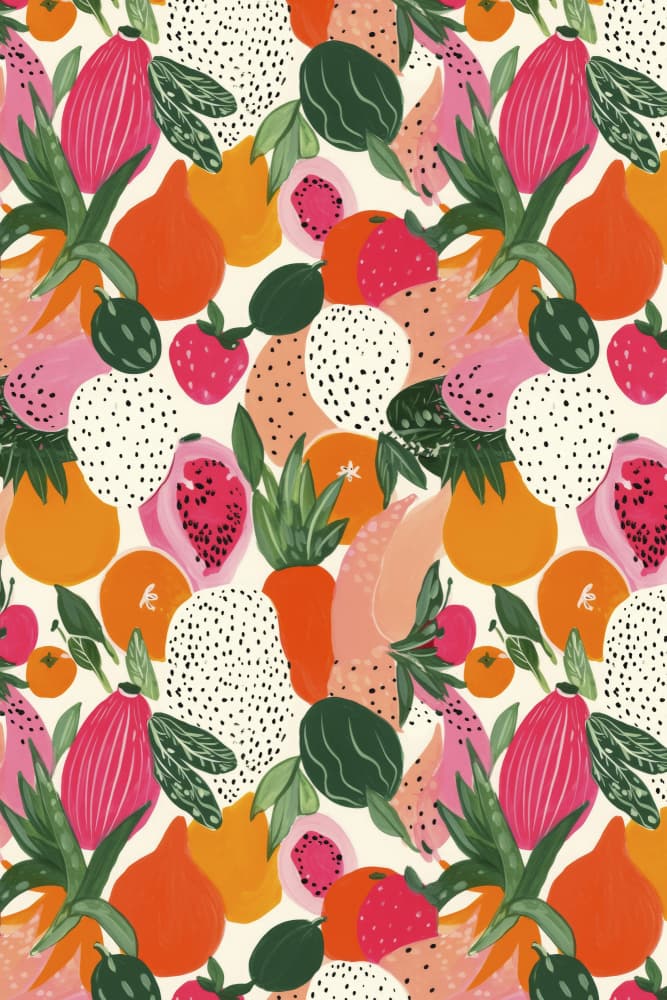 Tropical Medley by Treechild — canvas wall art