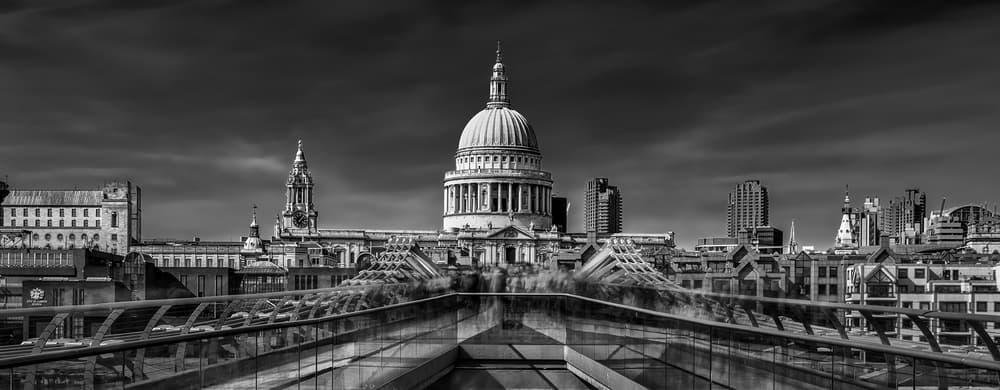 St Paul's Cathedral London by Nader El Assy — canvas wall art