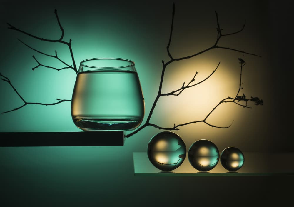 Serene Glass Balance by Evgeniy Popov — canvas wall art